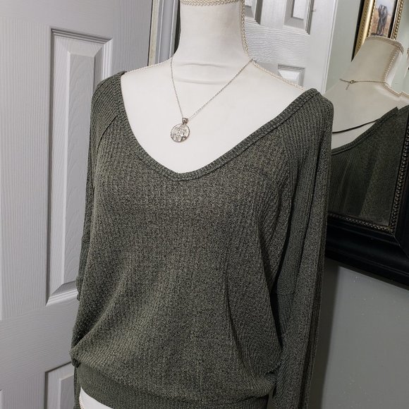 We The Free thermal green long sleeve. - Picture 1 of 7